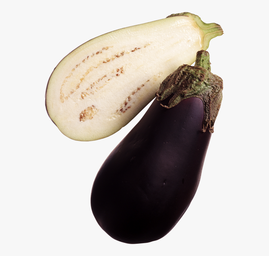 Sliced Eggplant Brinjal Image Hd - Eggplant With Transparent Background, Transparent Clipart