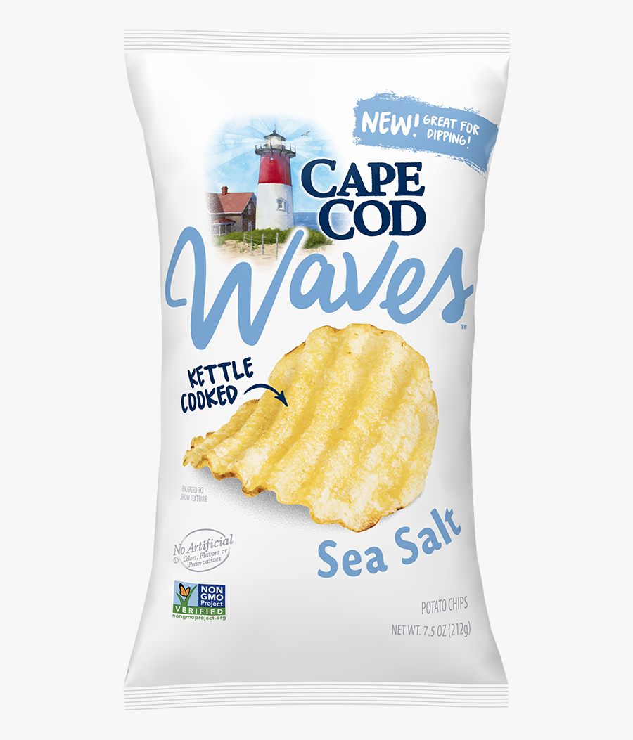 Cape Cod Waves Chips, Transparent Clipart
