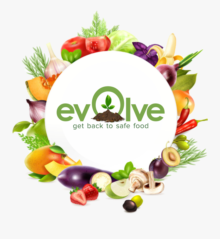 Fruits And Vegetables Logo, Transparent Clipart
