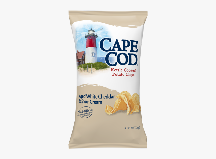 Cape Cod White Cheddar Chips, Transparent Clipart