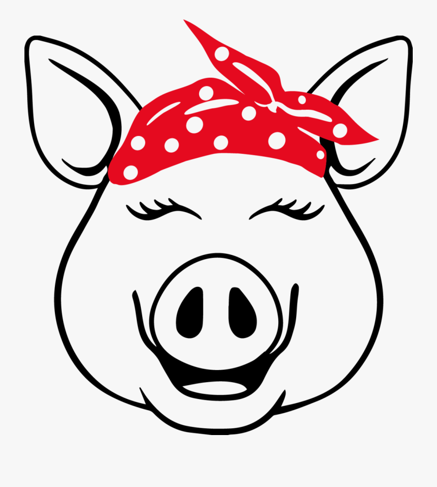 Download Pig In Bandana Svg Animal In Bandana Svg Cow In Bandana Svg Drawing Illustration Art Collectibles Delage Com Br