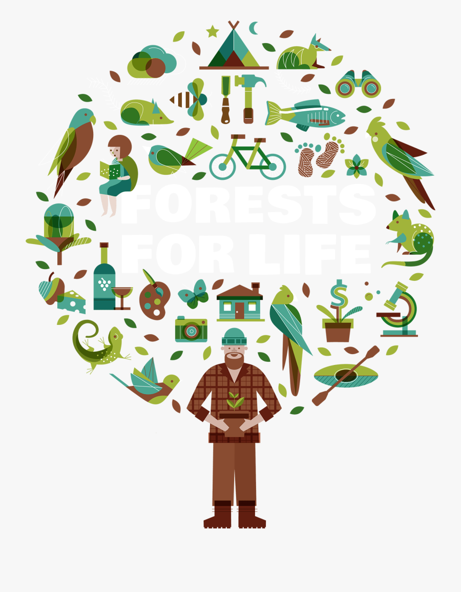 Forests Are Life, Transparent Clipart