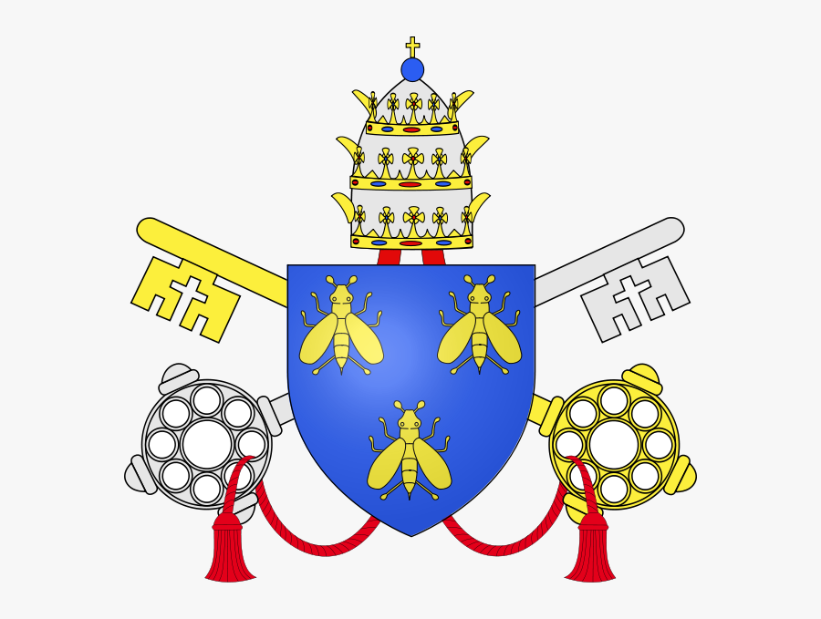 Coat Of Arms Of Urban Viii - Pope Urban Viii Coat Of Arms, Transparent Clipart