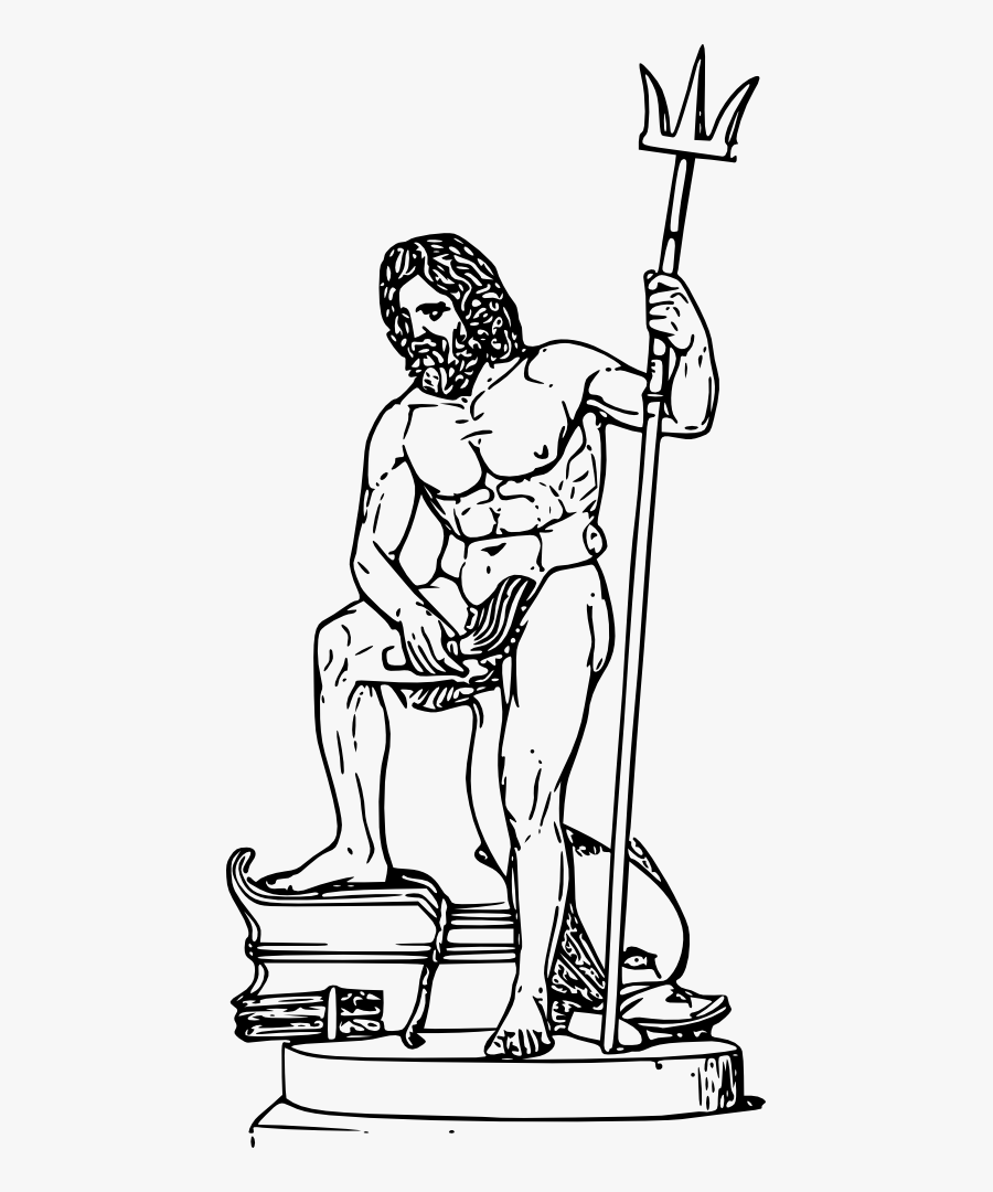 Poseidon - God Of Poseidon Clip Art, Transparent Clipart