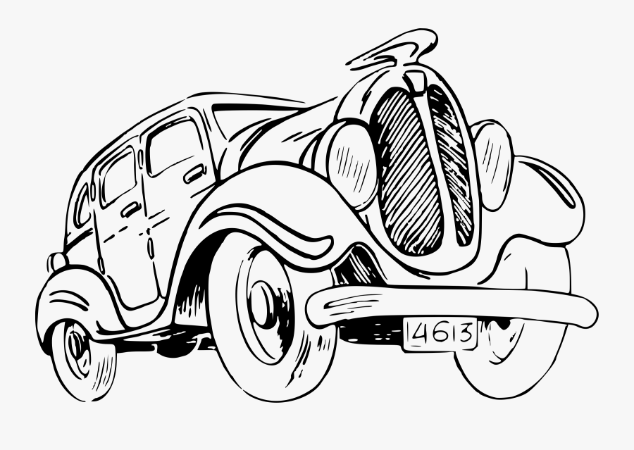 Car 12 Clip Arts - Antique Car, Transparent Clipart