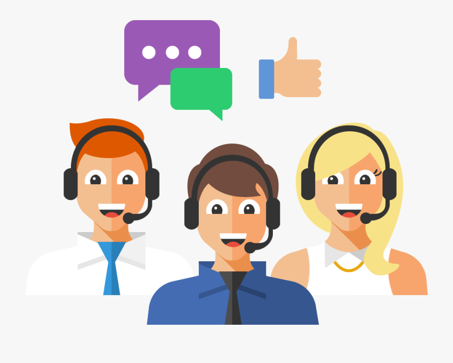Outsourcing Services Ureadthis - Cartoon Call Center Png, Transparent Clipart