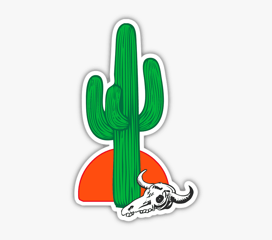Saguaro Cactus Bumper Sticker - Logo Cactus Png, Transparent Clipart