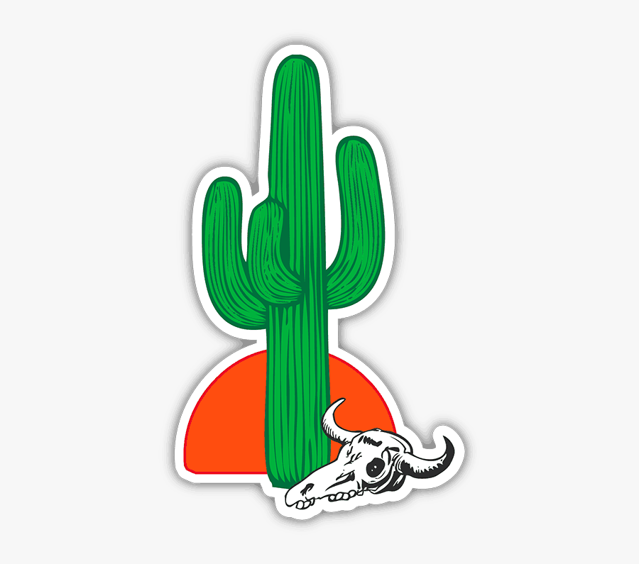 Saguaro Cactus Bumper Sticker - Logo Cactus Png , Free Transparent ...