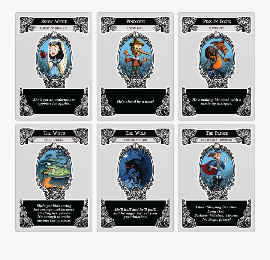 Ftg Characters - Fairytale Gloom Card Game, Transparent Clipart