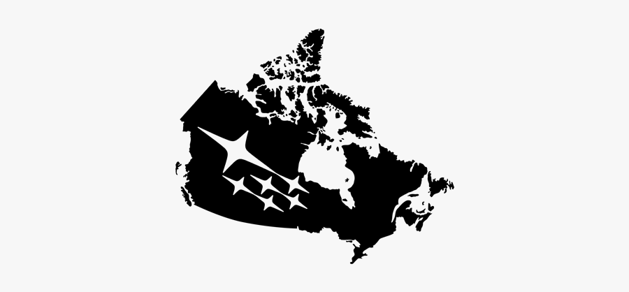 Modern Map Of Canada, Transparent Clipart