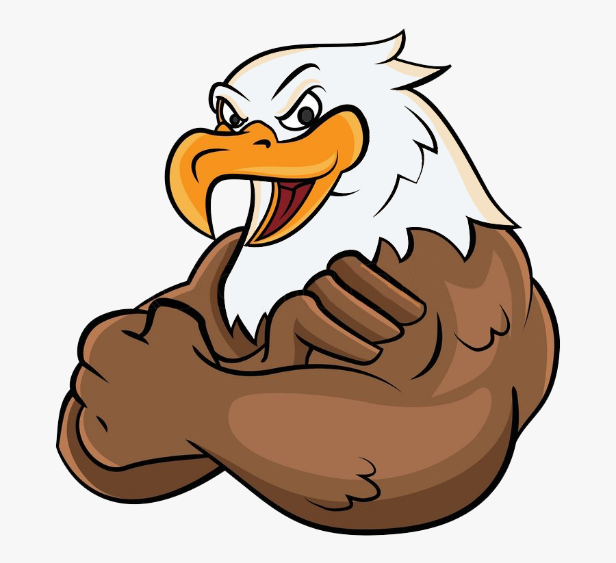 Eagle - Cartoon, Transparent Clipart