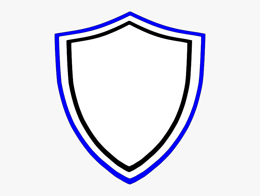 Blue And Black Shield Svg Clip Arts, Transparent Clipart