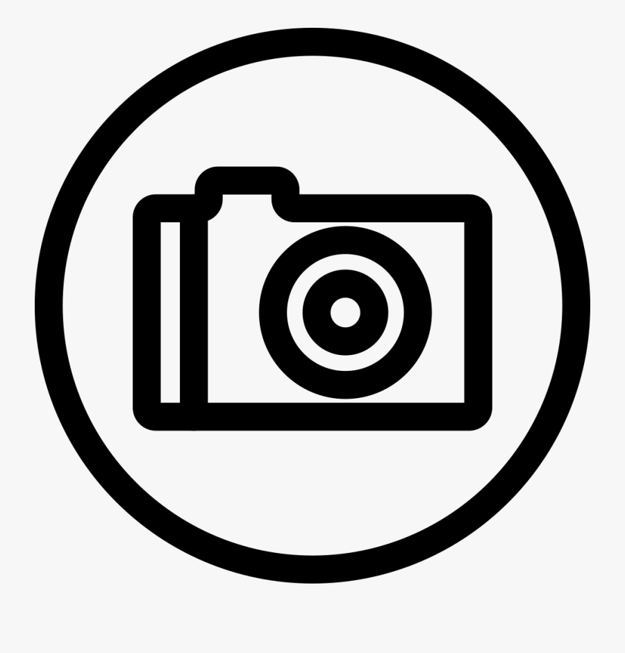 Clip Art,line,symbol,line Art,circle,black And White,cameras, Transparent Clipart