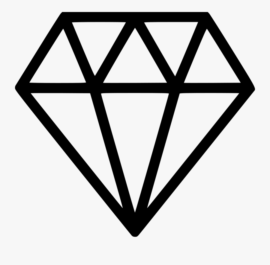 Diamond Stone Jewel Jewelry - Diamond Black And White Clipart, Transparent Clipart