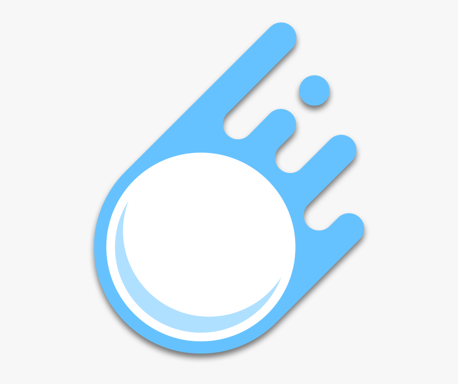 Snowball Logo, Transparent Clipart