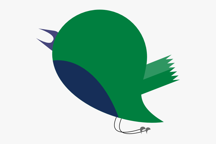 Green Blue Bird Svg Clip Arts - Scalable Vector Graphics, Transparent Clipart