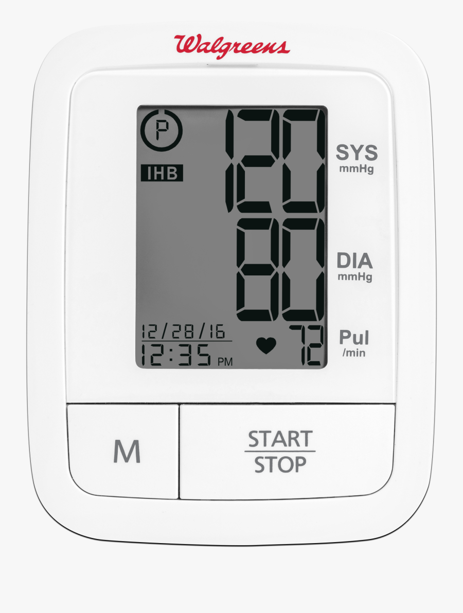 Clip Art Wgnbpa Monitors - Walgreens Auto Arm Blood Pressure Monitor, Transparent Clipart