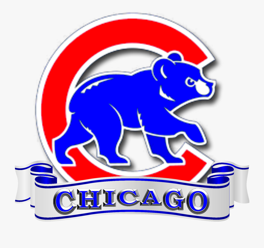 Chicago Cubs Walking Bear, Transparent Clipart