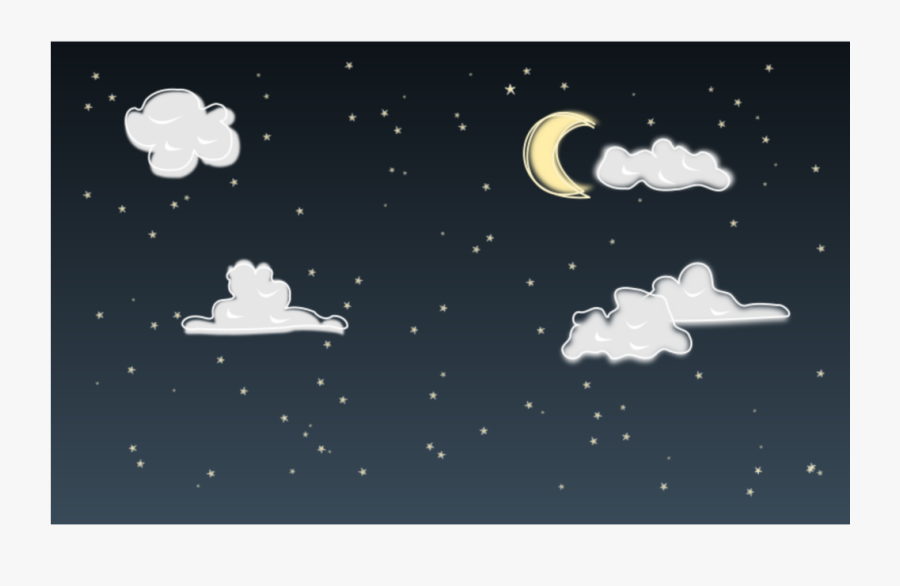 #ftestickers #clipart #cartoon #background #nightsky - Night Sky Clipart, Transparent Clipart