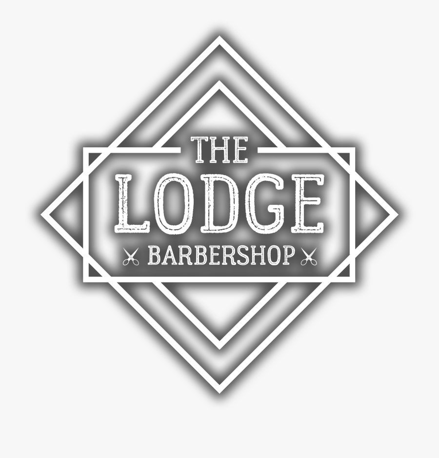 Lodge Barbershop Logo, Transparent Clipart