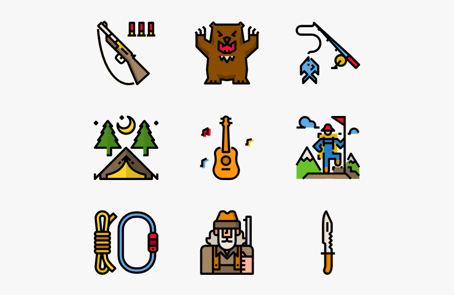Campfire Icons Free, Transparent Clipart