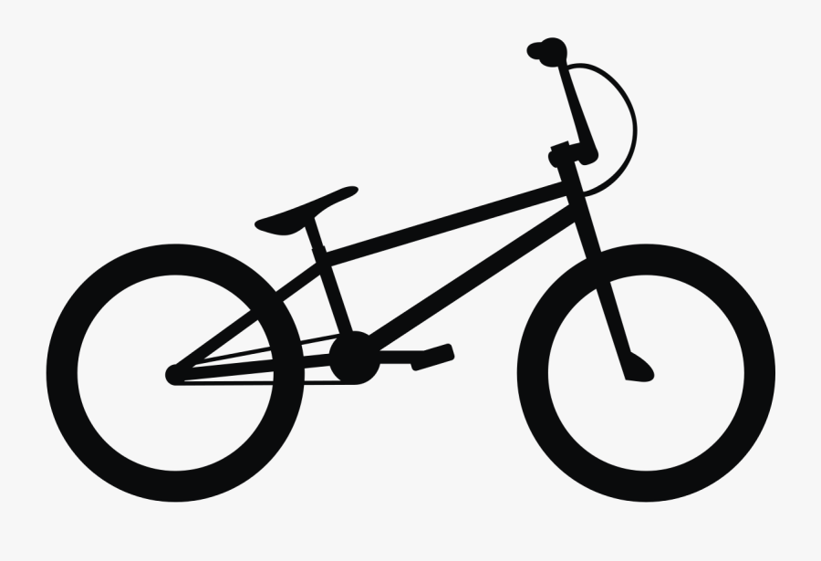 Clip Art Collection Of Free Drawing - Bmx Bikes, Transparent Clipart