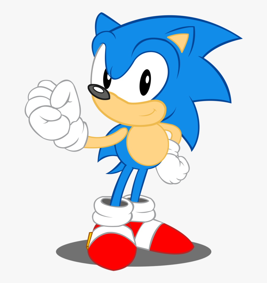 Classic Sonic In Mlp Style By Trungtranhaitrung - Sonic Mania Sonic Artwork, Transparent Clipart