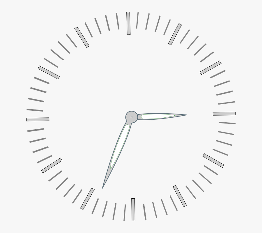 Clock, Face, Arms, Minute, Hour, Dial, Clock-face - White Clock Face Png, Transparent Clipart