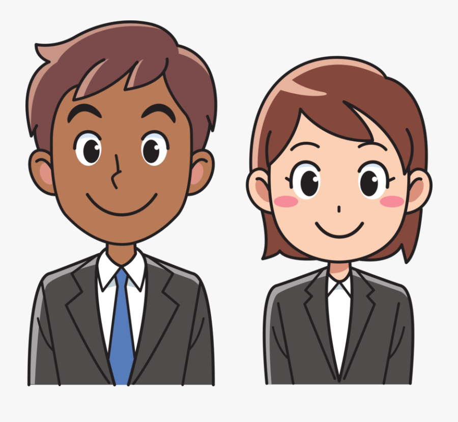 Businessperson Computer Icons Document - Man And Woman Png, Transparent Clipart