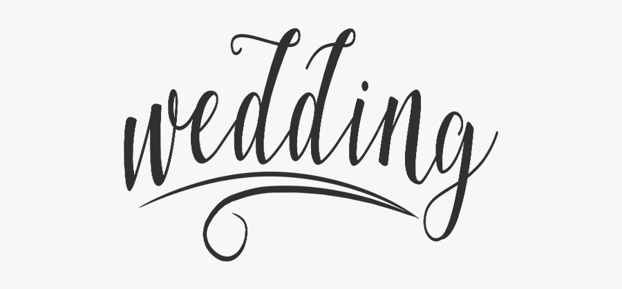 Wedding Word Art Png, Transparent Clipart
