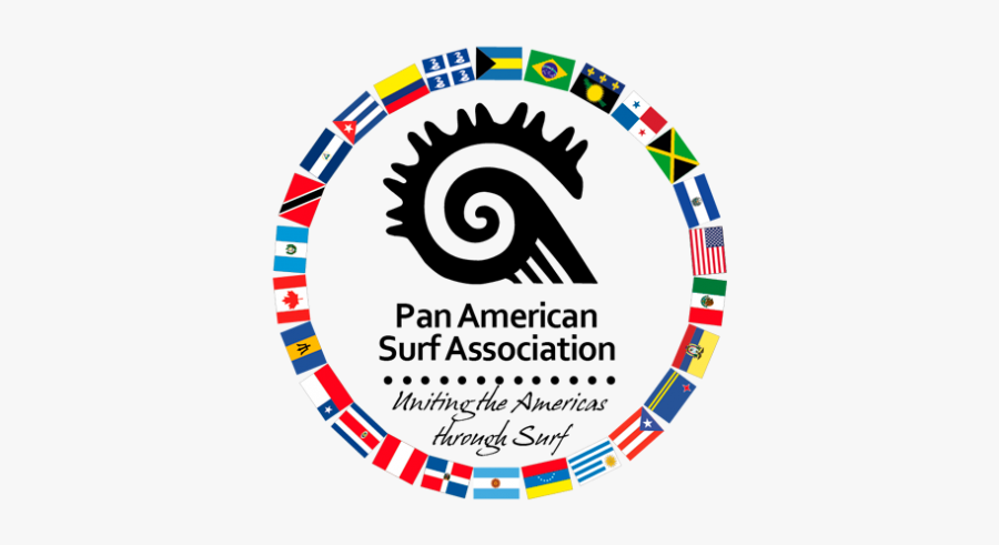 Pan American Surf Association Logo, Transparent Clipart