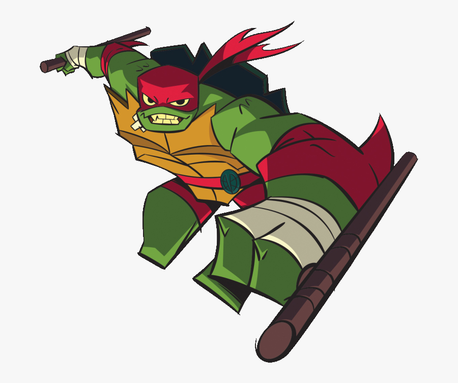 Raph Rottmnt - New Ninja Turtles Raphael, Transparent Clipart