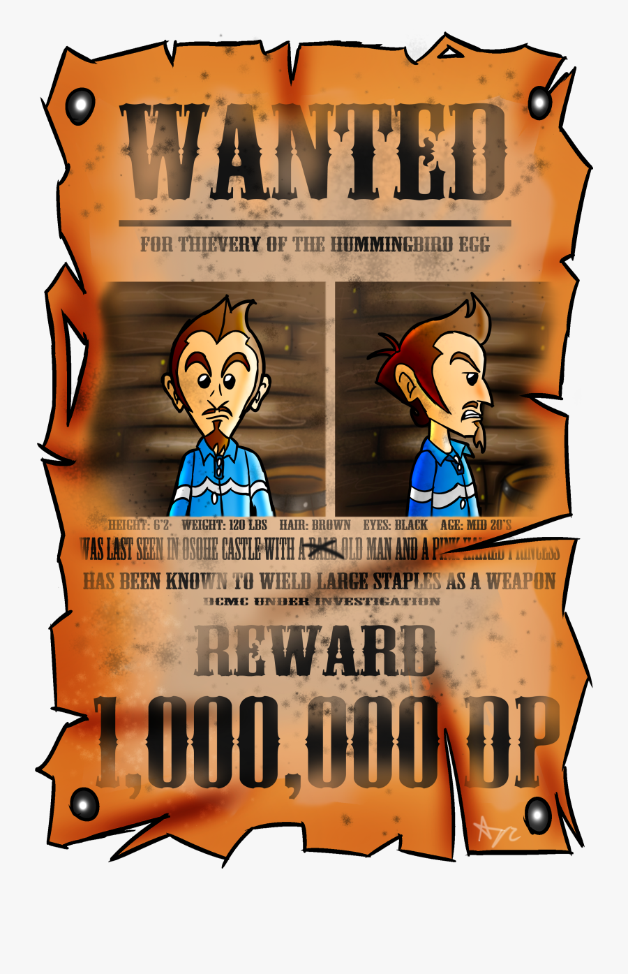 Duster Wanted Poster - Poster, Transparent Clipart