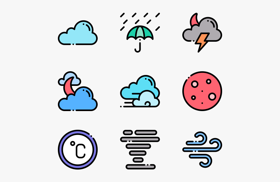 Weather - Iconos De Clima Png, Transparent Clipart