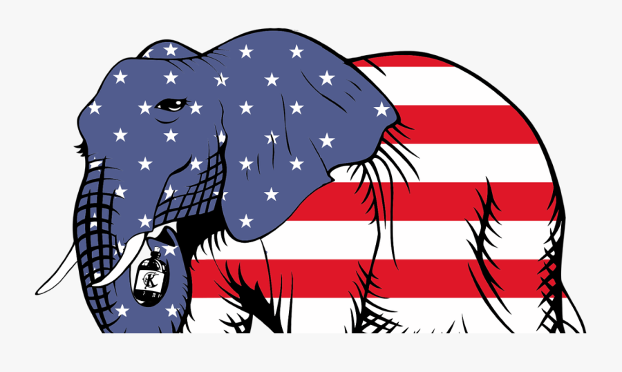 Transparent Republican Elephant Logo, Transparent Clipart