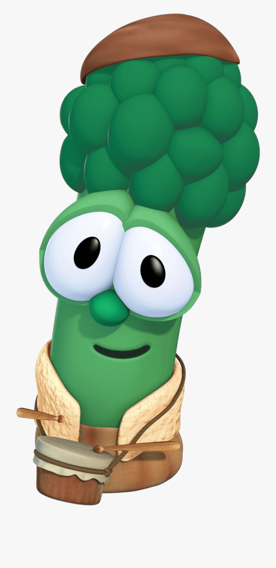 Baby Asparagus Veggietales Clipart , Png Download - Veggie Tales Characters Broccoli, Transparent Clipart