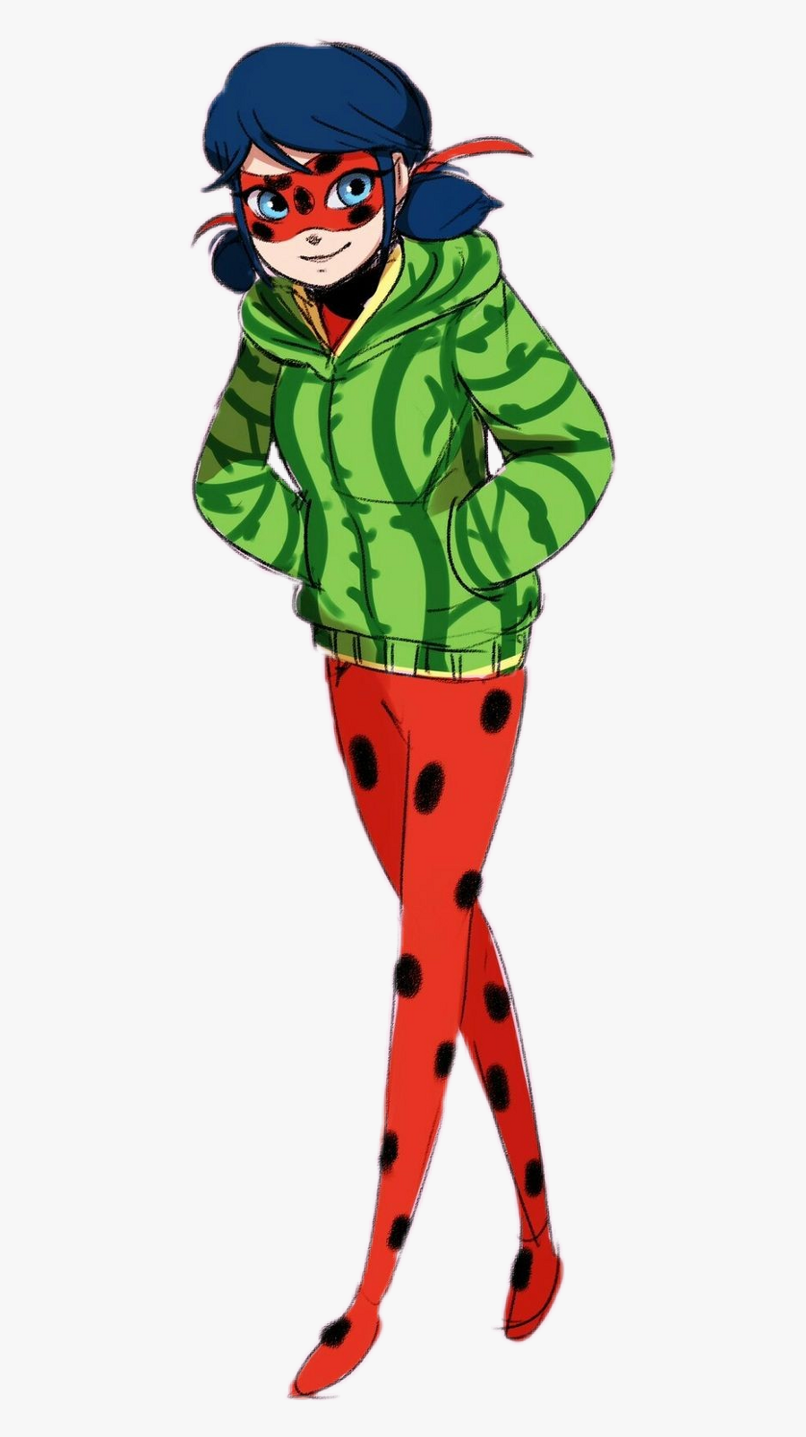 Tales Of Ladybug & Cat Noir Clipart , Png Download - Watermelon Cartoon, Transparent Clipart