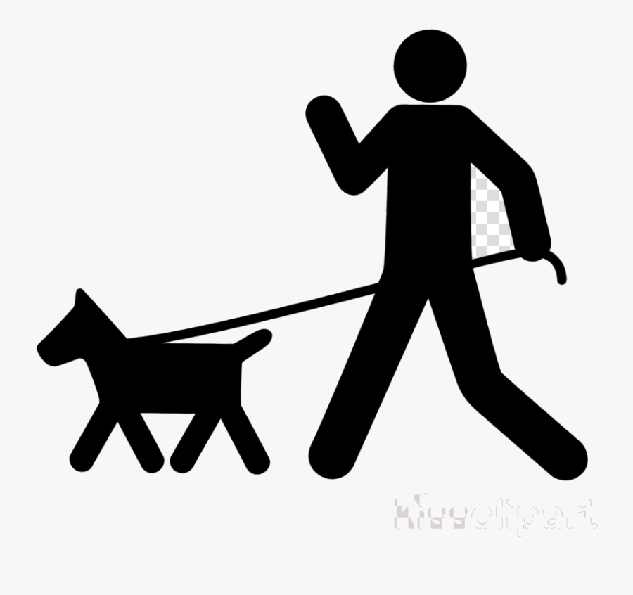 Dog Walking The Academy Clipart Pet Sitting Rottweiler - Transparent Dog Walking Icon, Transparent Clipart