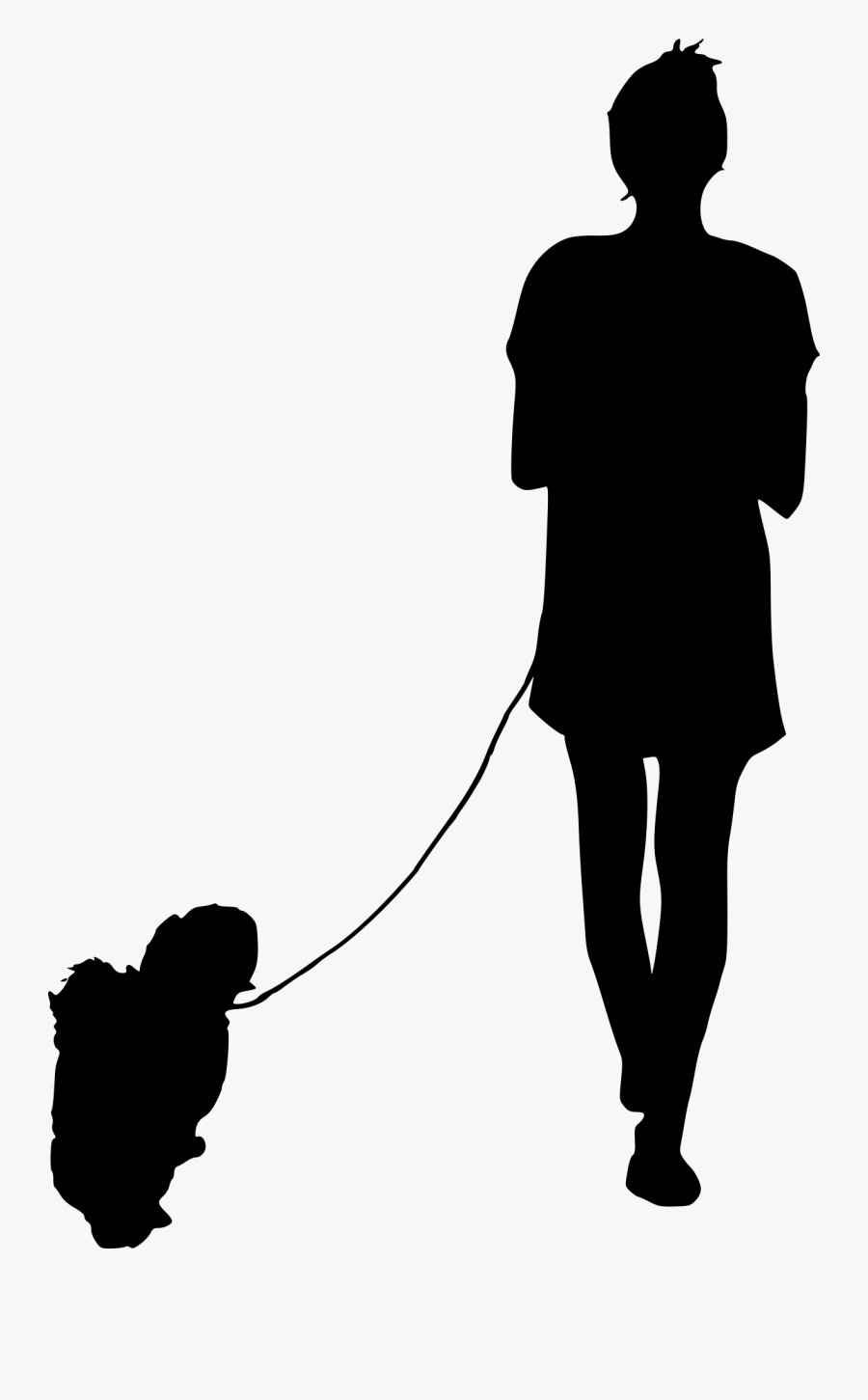Clip Art People Walking Silhouette - Person Walking Silhouette Png, Transparent Clipart