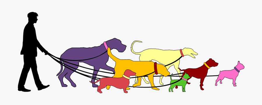 Walk Doggy Dog - Walk The Dog Logo, Transparent Clipart