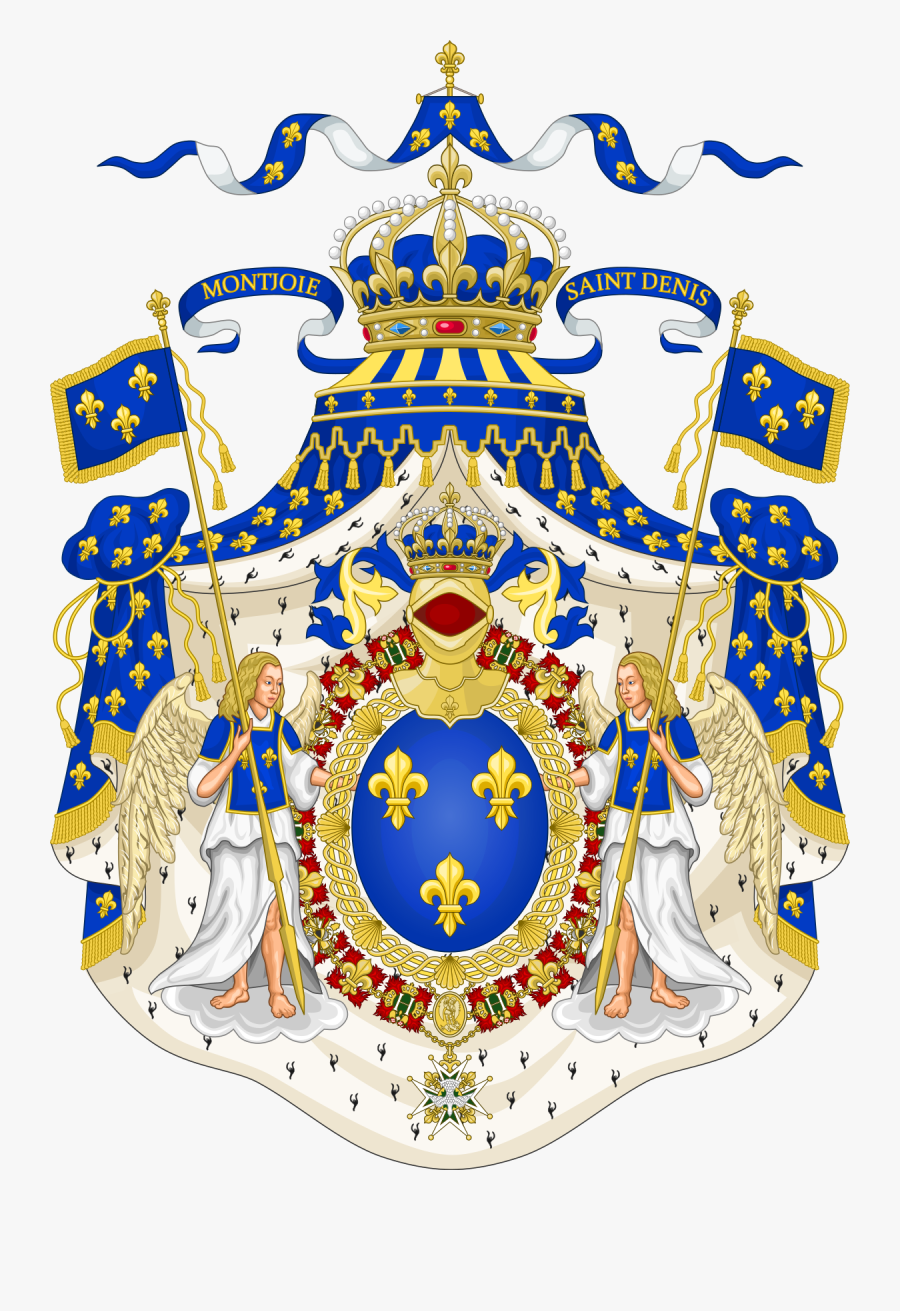 Royal French Coat Of Arms, Transparent Clipart