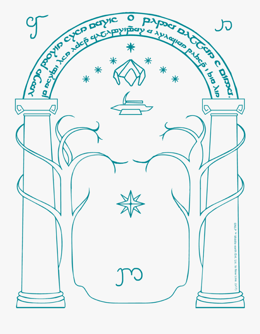 Lord Of The Rings Gate Of Moria, Transparent Clipart