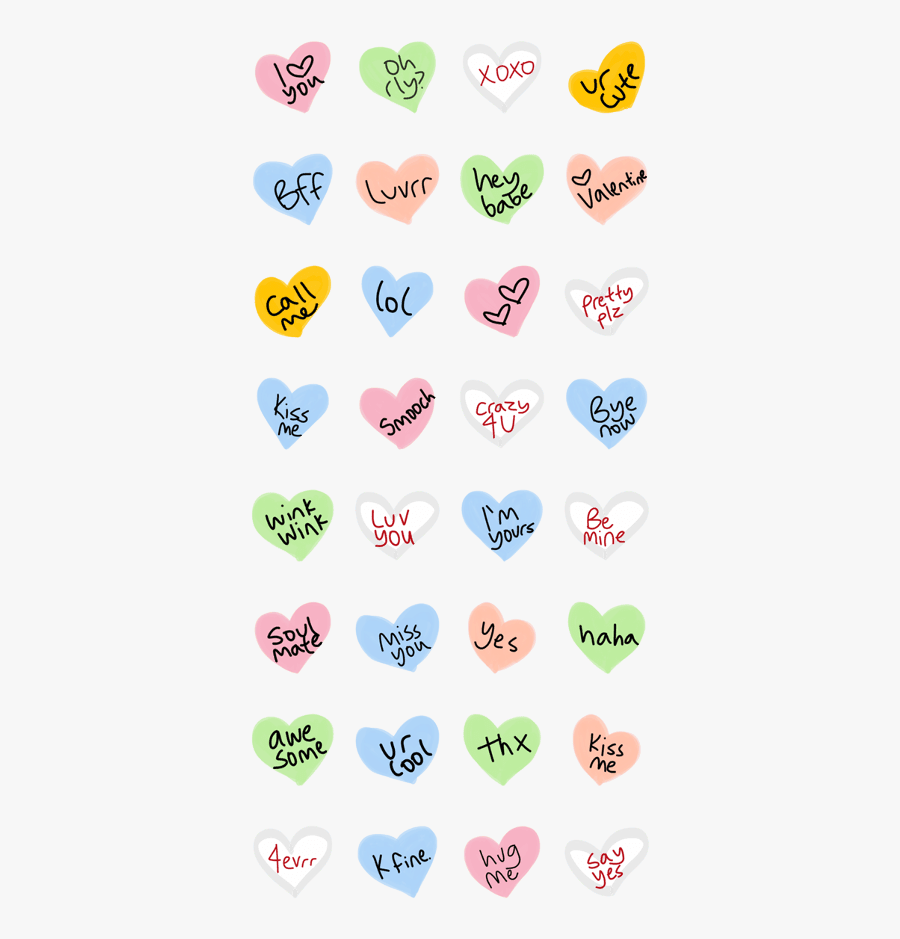 Funny Love Text Emoji, Transparent Clipart