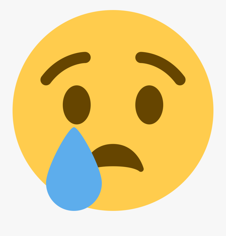 Emoticon Death Sadness Facebook Crying Emoji - Sad Crying Emoji, Transparent Clipart