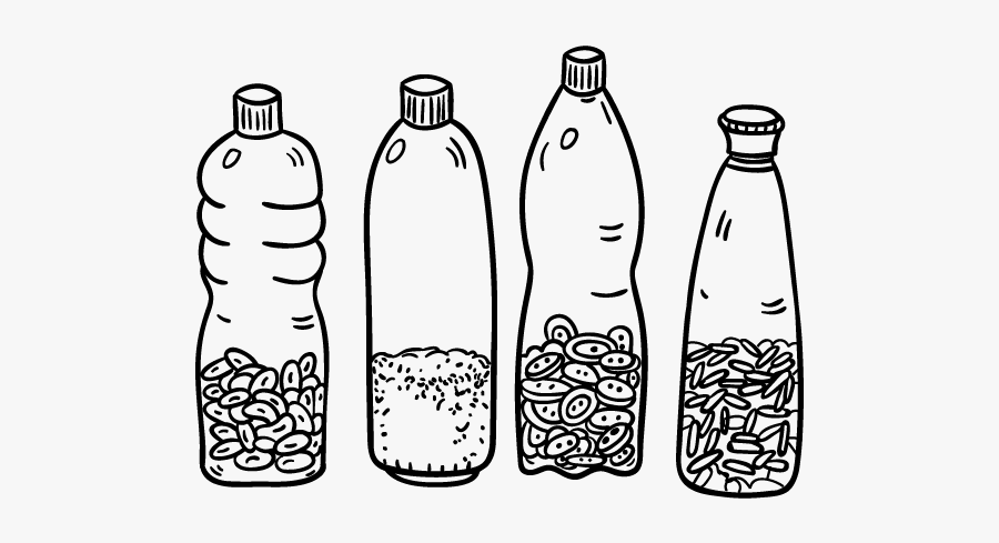 Plastic Bottle, Transparent Clipart