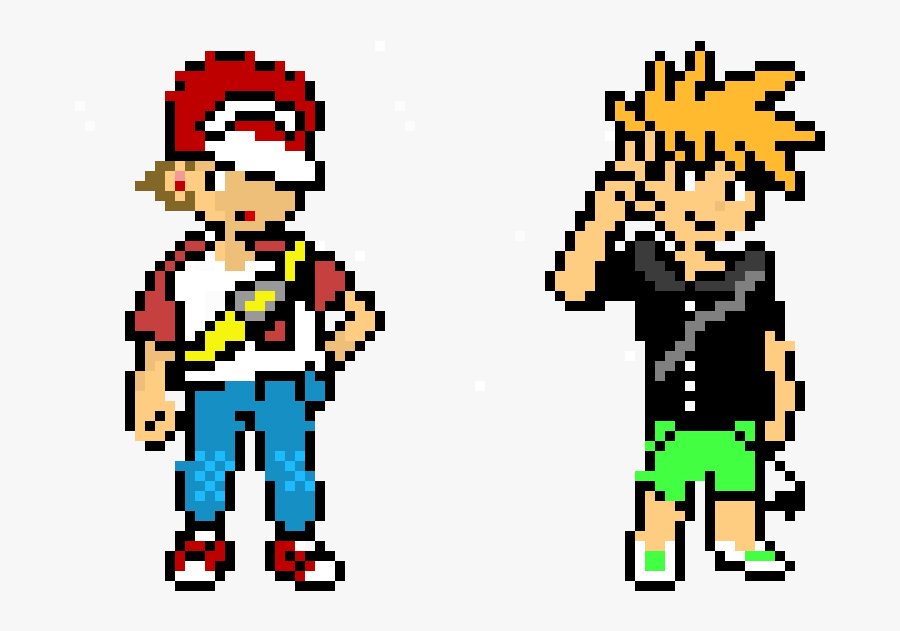 Pokemon Trainer Red And Blue, Transparent Clipart