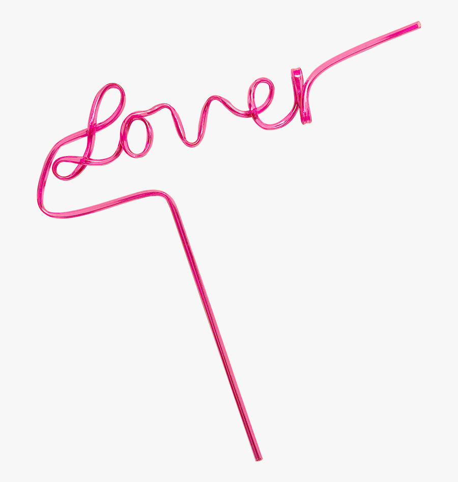 Taylor Swift Lover Straw, Transparent Clipart