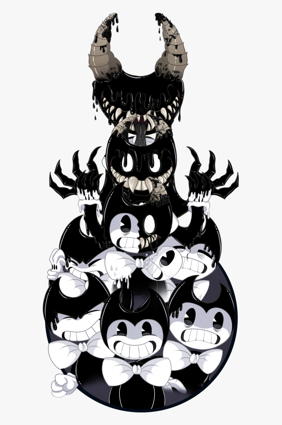 Ink Machine Bendy Memes, Transparent Clipart