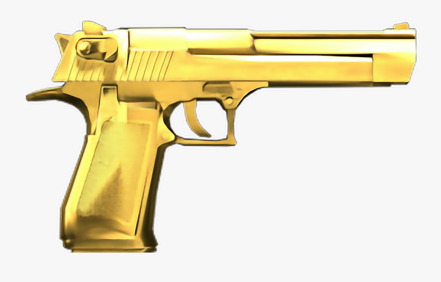 Pistol Clipart Gold Gun - Gold Pistol Png, Transparent Clipart
