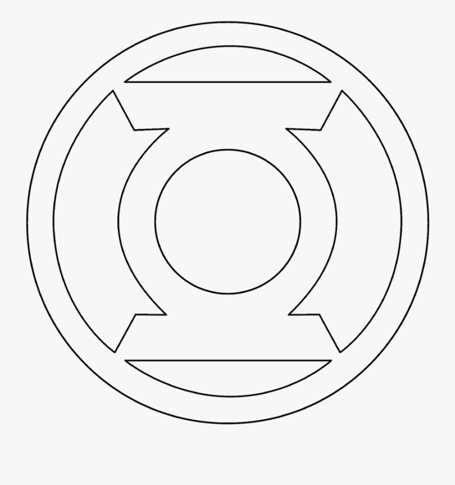 Coloring Sheets Image Gallery Superhero Logos Pages - Green Lantern Symbol Drawing, Transparent Clipart